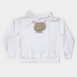 Funny cat quote Kids Hoodie